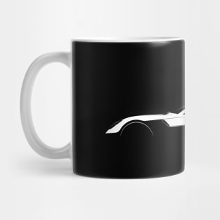 Ferrari 599 GTB Fiorano Silhouette Mug